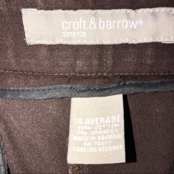 • Croft & Barrow • Stretch Khakis 14 • 30x27 - Picture 3 of 8